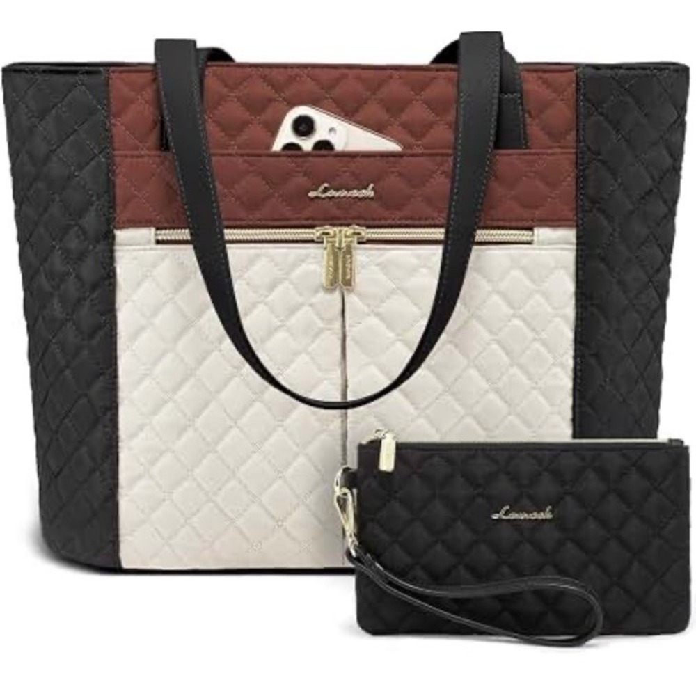 Laptop Bag for Women, 15.6 Inch Work Tote Computer Bag NEW